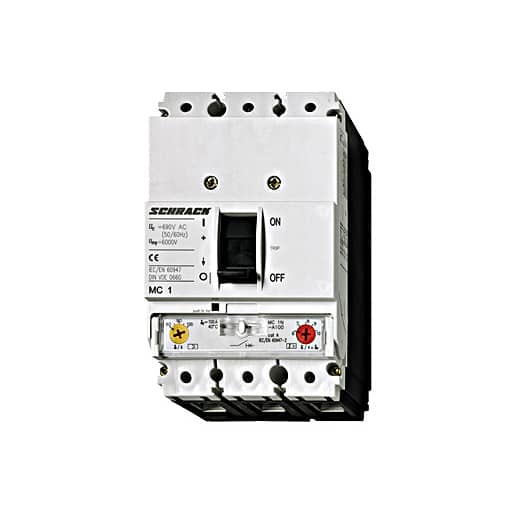 کلید اتوماتیک MCCB شراک SCHRACK با توان قطع 25 کیلوآمپر