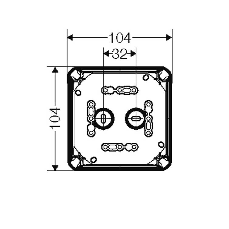 جعبه تقسیم ضد اشتعال هنسل Hensel FK 0402