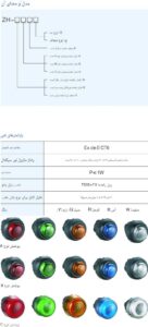 چراغ سیگنال ضد انفجار نوع C مدل ZH-CADS و ZH-CBDJ