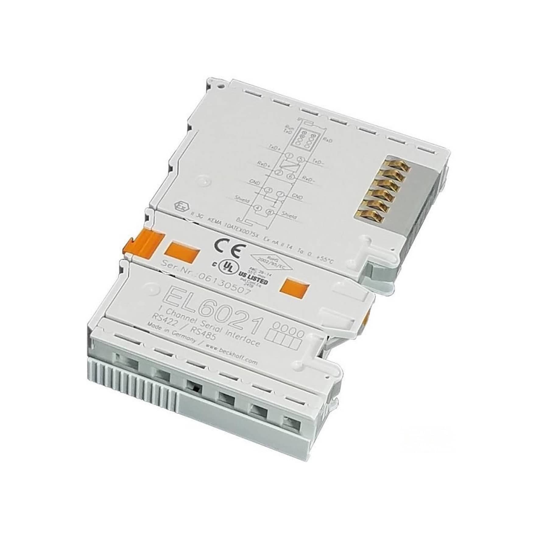 ترمینال EtherCAT EL6021 | اینترفیس سریال RS422/RS485 - بکهوف
